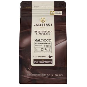 Chocolate Belga Malchoc Gotas Amargo 53,9% 1,01Kg CSD-Q54MAL-BR-86B CALLEBAUT