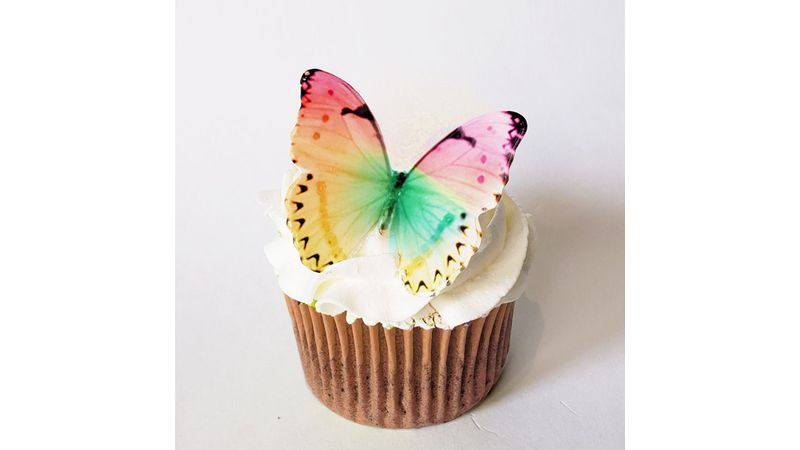 Enfeite de bolo de borboleta, decorações de bolo, 10 peças de