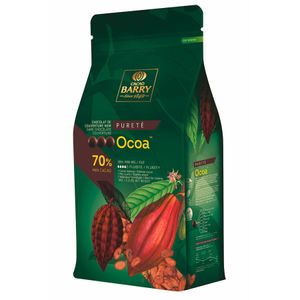 Chocolate Amargo Ocoa (70% cacau) 1kg CACAO BARRY - CALLEBAUT