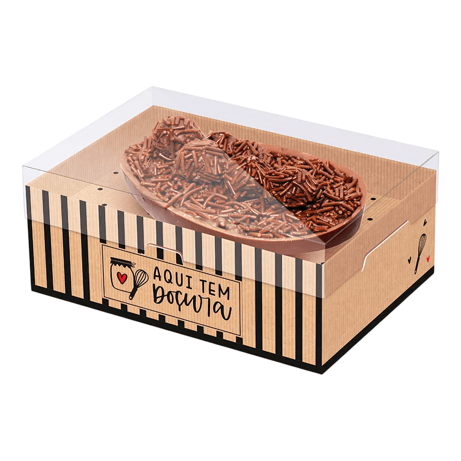 Caixa New Practice 1 Meio Ovo Kraft Docura 500G 6UN (13004509) - CROMUS