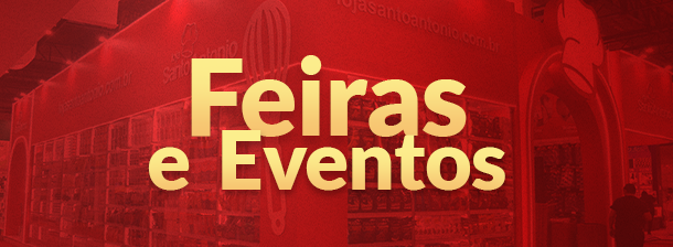 A Loja Santo Antonio já está com a presença confirmada nos dois maiores eventos da confeitaria do Brasil: Mara Cakes Fair e FIPAN que acontecerão nos meses de Maio e Julho, respectivamente.

            Grandes marcas, sorteios, brindes, aulas com chefs renomados e muita alegria.

            Fiquem atentos às nossas redes sociais e acompanhem nossa programação.