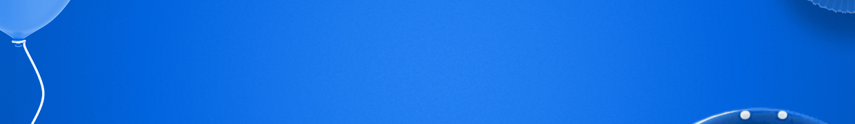 Banner Festa azul