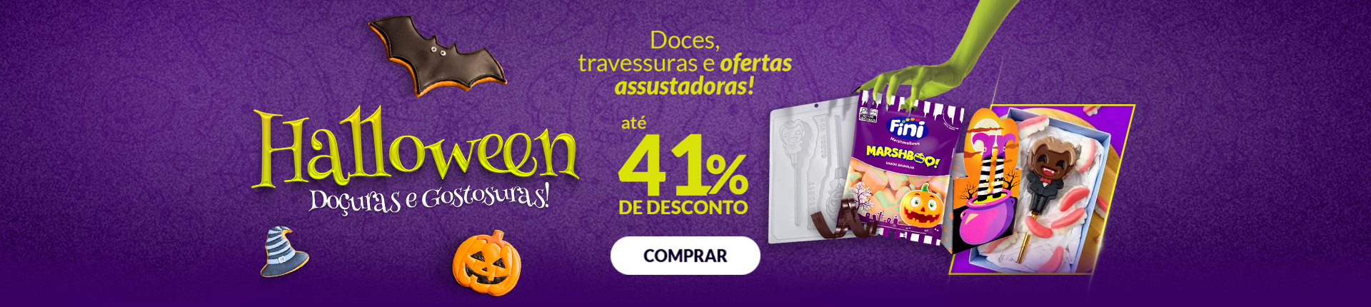 Halloween doçuras e  gostosuras