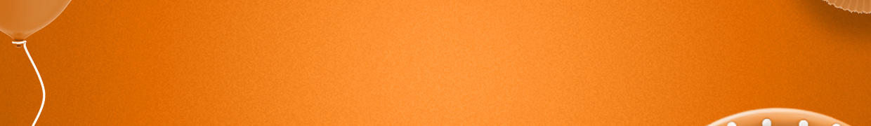 Banner Festa laranja
